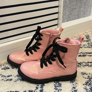 There Abouts Girls Pjnk Sparkly Boots - Size 1